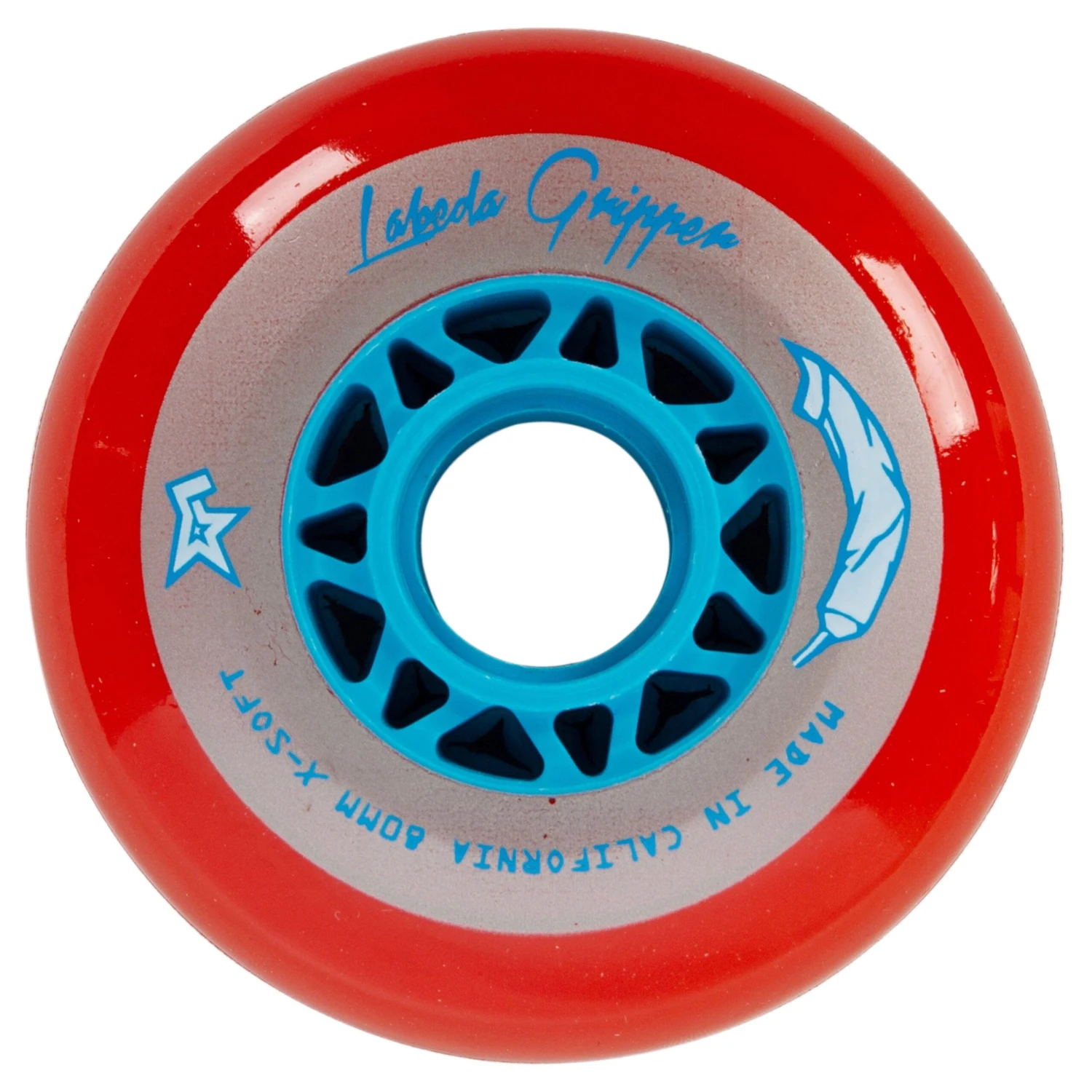 Labeda Gripper X-Soft 74A Roller Hockey Wheel - Red - Image 3