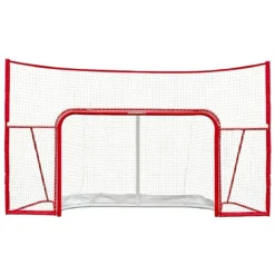 WinnWell Pro Form 72in. Regulation Hockey Net W/ Skateguard & Standalone Backstop