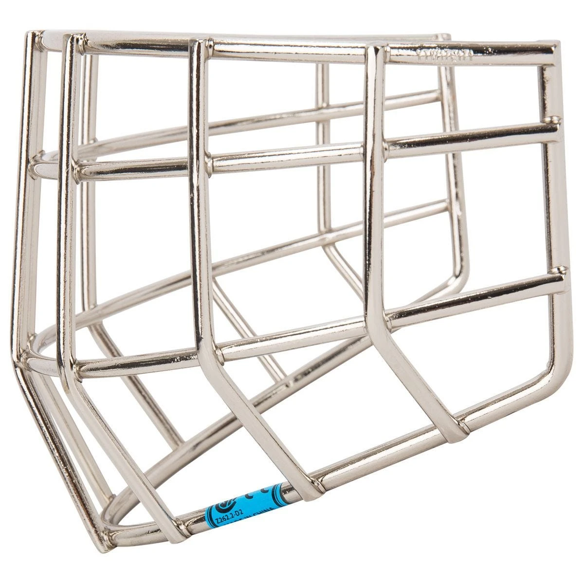 CCM Carbon Steel Youth Straight Bar Cage - Chrome - Image 4