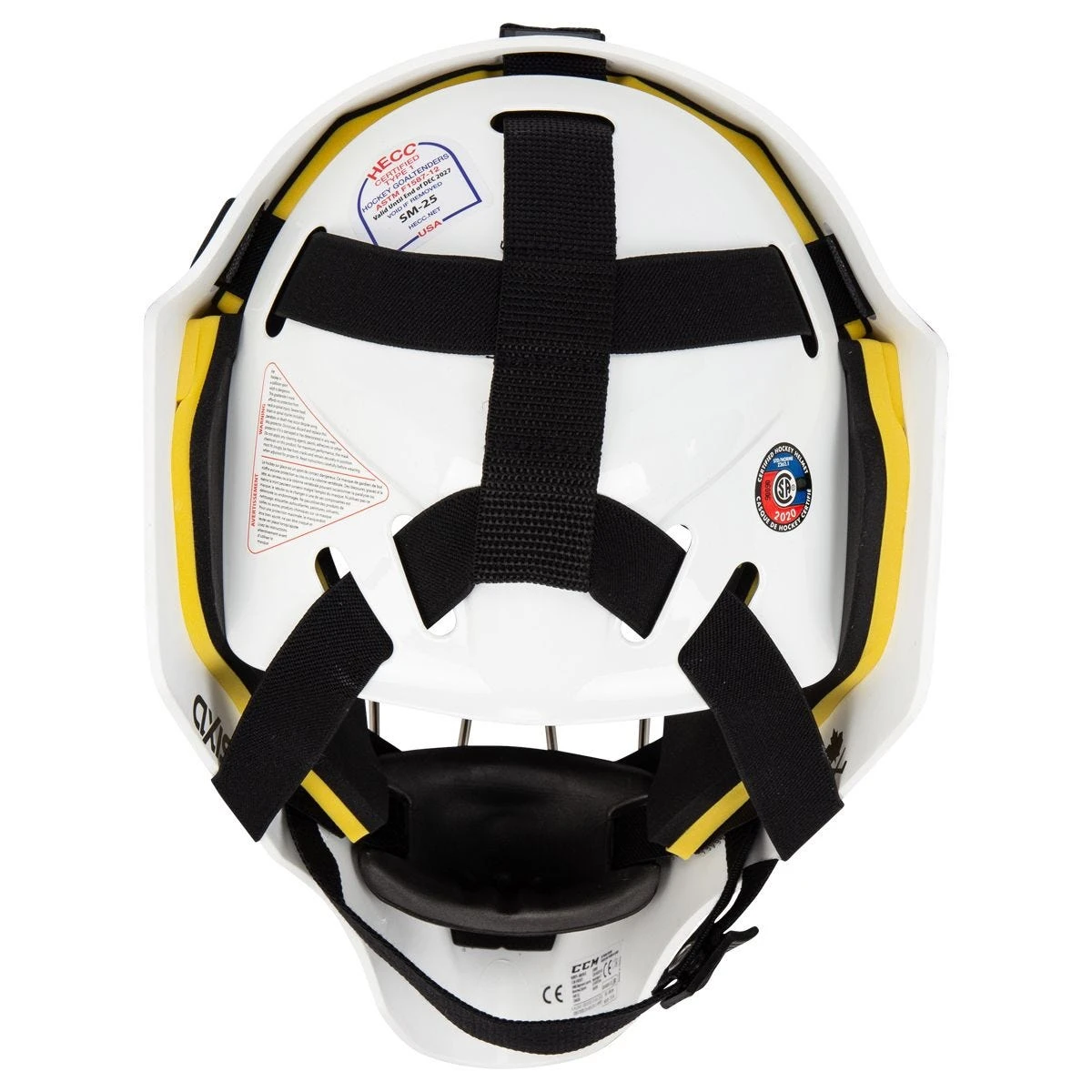 CCM Axis A1.5 Junior Certified Straight Bar Goalie Mask - Team - Image 5