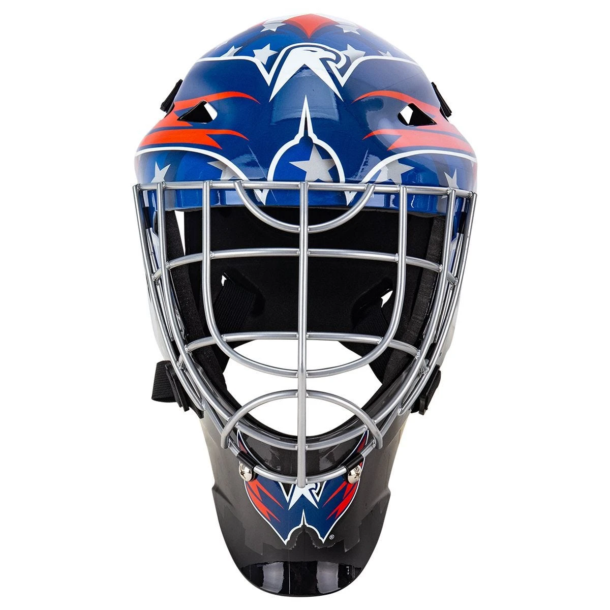 Washington Capitals Franklin GFM 1500 Goalie Face Mask - Image 6