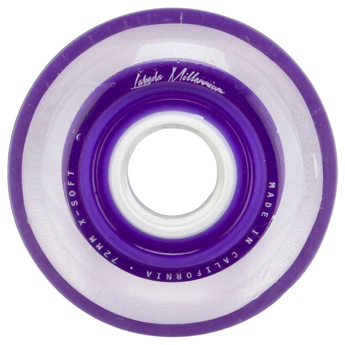 Labeda Gripper Millennium X-Soft 74A Roller Hockey Wheel - Purple