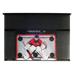 The SportScreen 10ft Manual Screen W/ Detachable Hockey Target