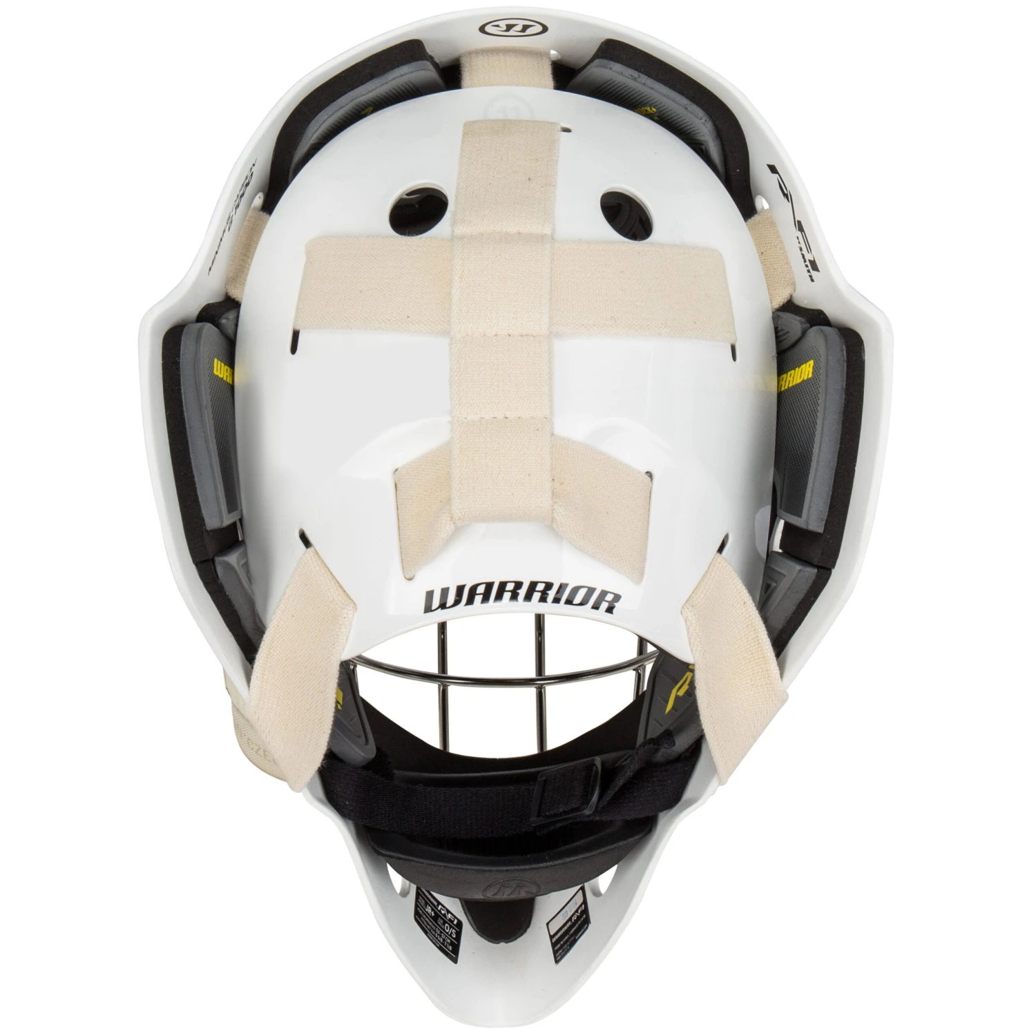 Warrior Ritual R/F1 Junior+ Certified Straight Bar Goalie Mask - Image 5