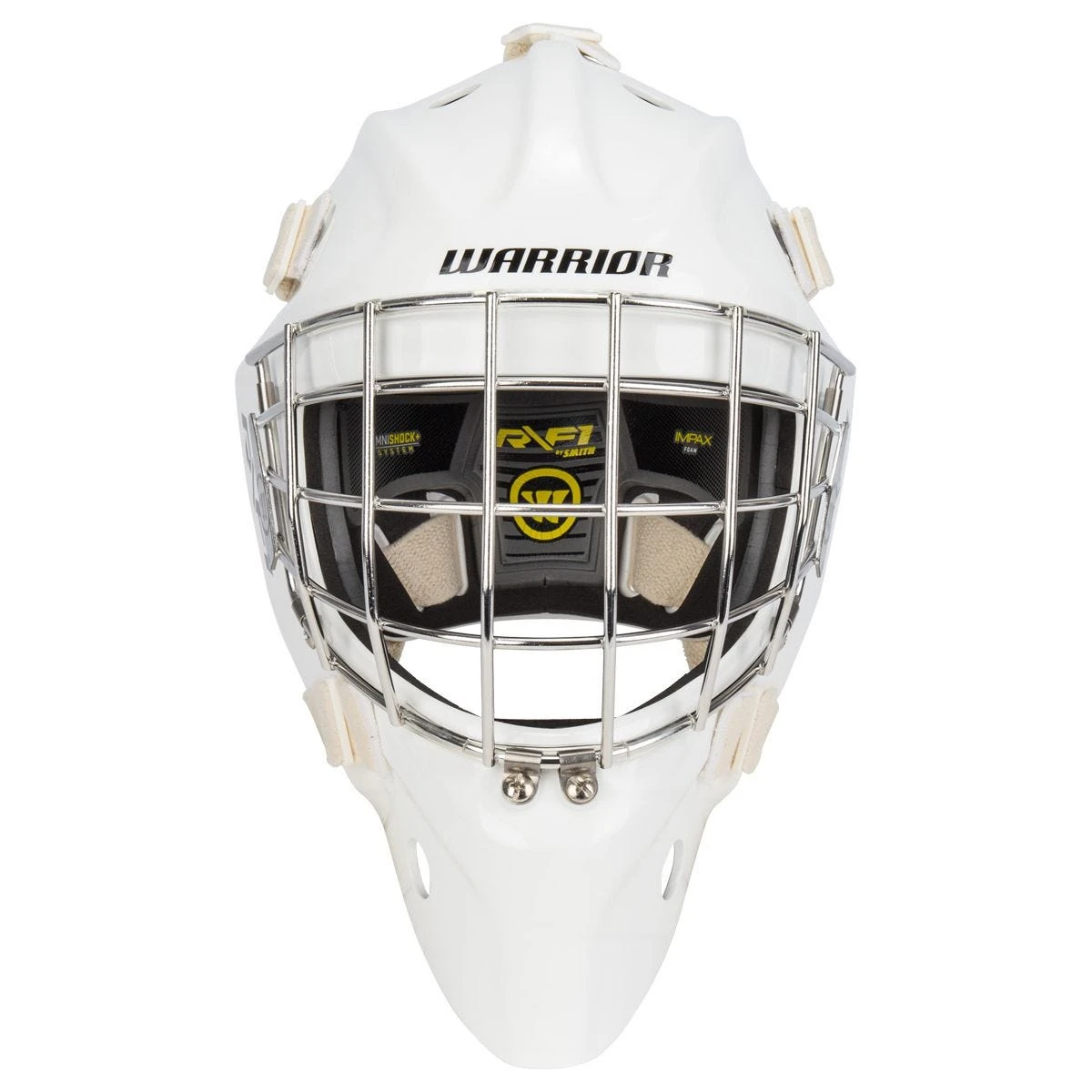 Warrior Ritual R/F1 Senior+ Certified Straight Bar Goalie Mask - Image 3