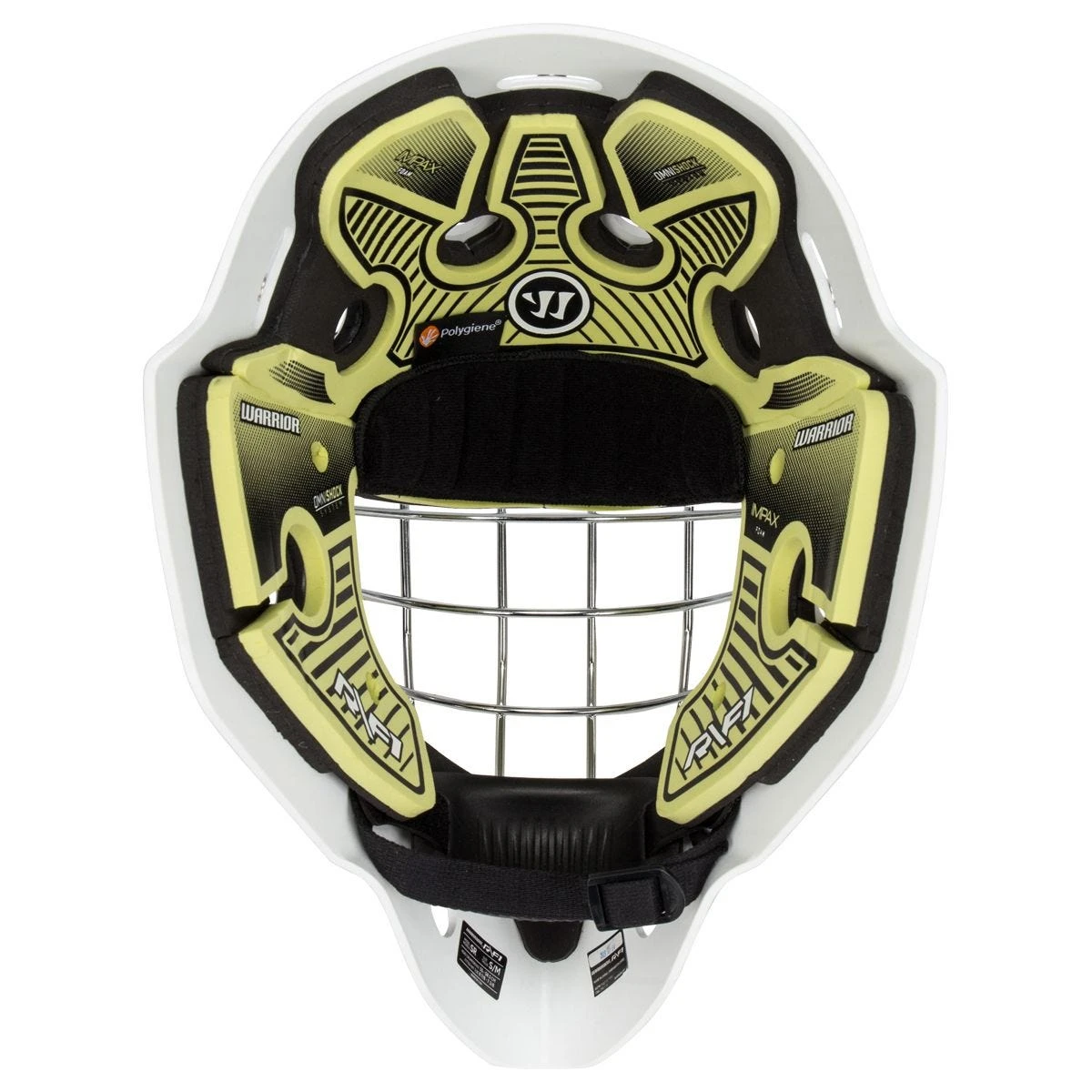 Warrior Ritual R/F1 Senior+ Certified Straight Bar Goalie Mask - Image 6